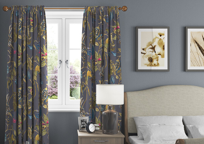 Kensington, Navy - Made to Measure Curtains - Image 3